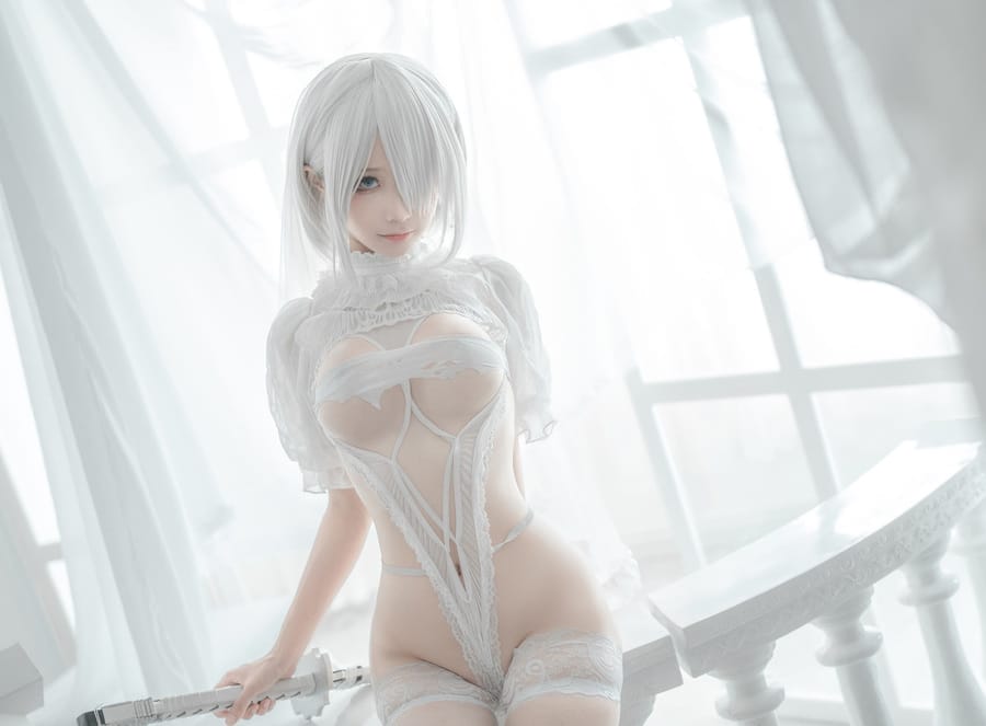 蠢沫沫 –NO.143 2B –白婚纱[59P/536MB]