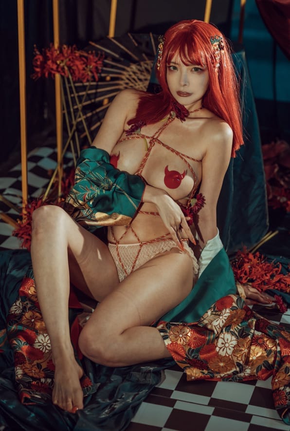 秋和柯基 –NO.047 和服[36P1V673MB]