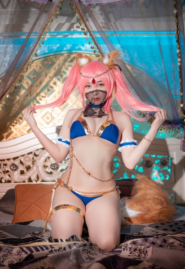 Bambi(밤비) –NO.076 Tamamo + Kama (FGO)[40P/494MB]