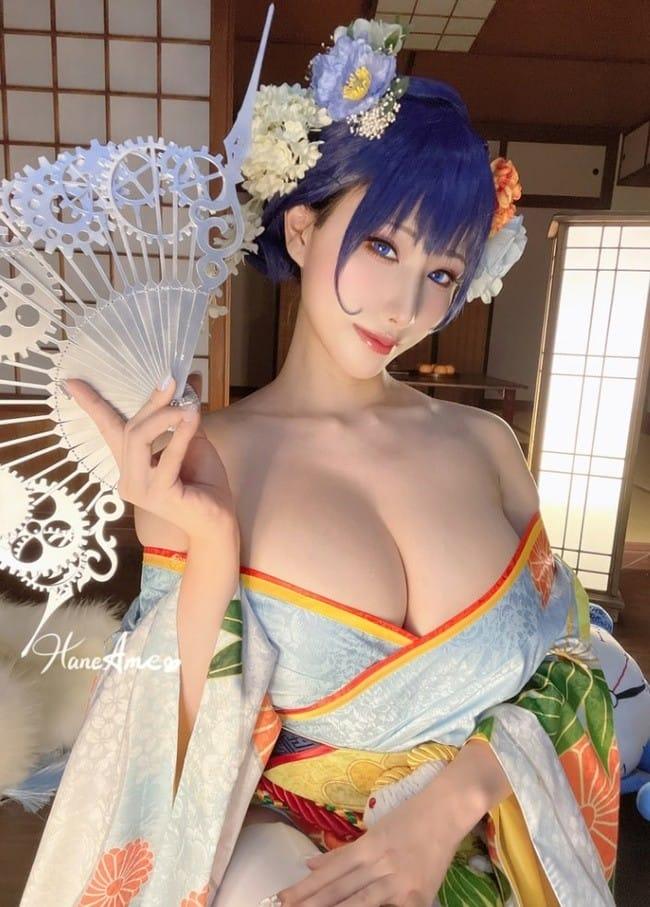 雨波_HaneAme – NO.233 對魔忍 &#038; Hololive Kronii 自拍+视频[110P18V-2.24GB]