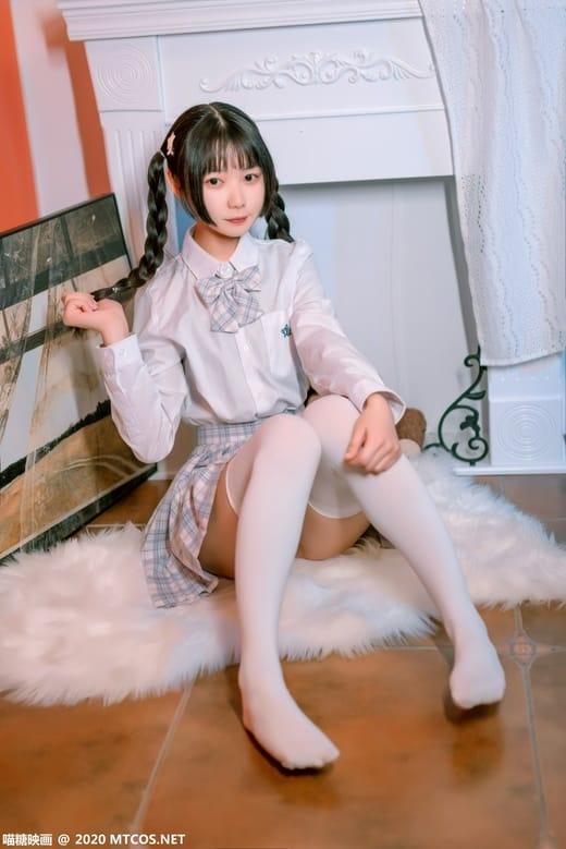 喵糖映画 VOL.278 白丝学苑美眉 [35P/610MB]