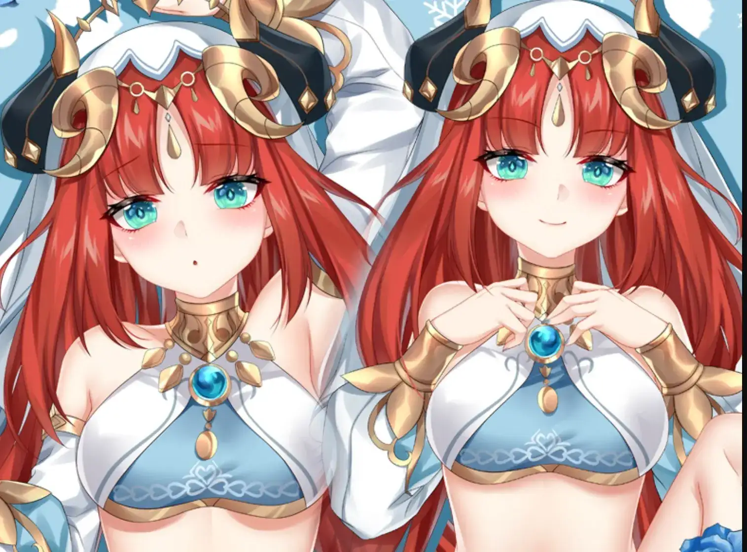 原神妮露开襟图片等身抱枕 这个梗是什么意思-1 原神妮露开襟图片等身抱枕 这个梗是什么意思