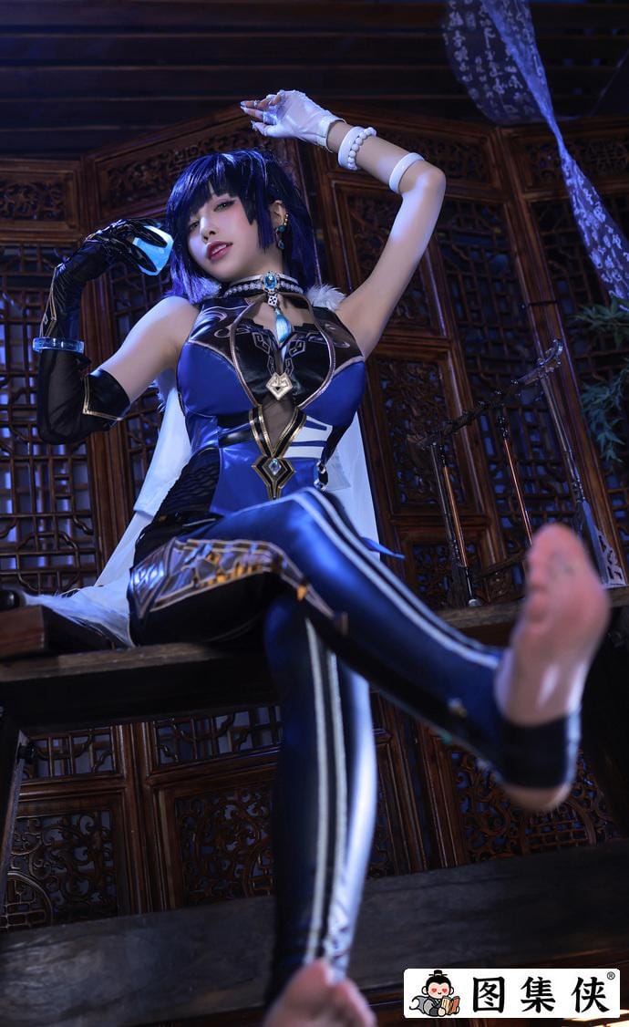 曼妙身姿水淼aqua夜兰礼服的原神cos作品免费哪里看-6 曼妙身姿水淼aqua夜兰礼服的原神cos作品免费哪里看