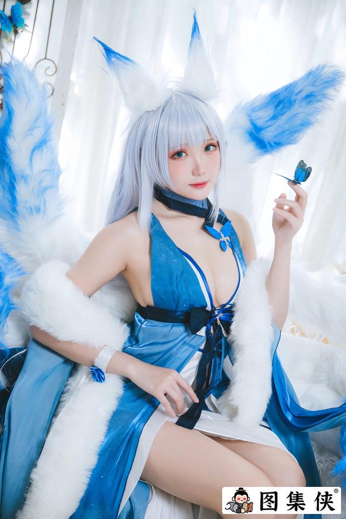 可爱瓜希酱cos作品碧蓝航线圣路易斯 探寻中国版的仁科百华！