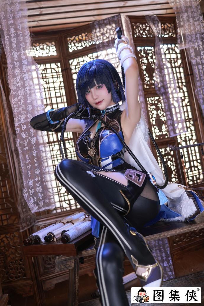 曼妙身姿水淼aqua夜兰礼服的原神cos作品免费哪里看-3 曼妙身姿水淼aqua夜兰礼服的原神cos作品免费哪里看