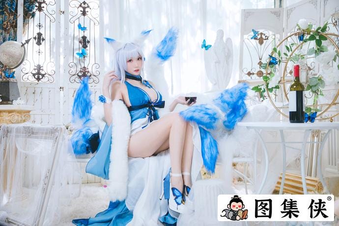 可爱瓜希酱cos作品碧蓝航线圣路易斯 探寻中国版的仁科百华！