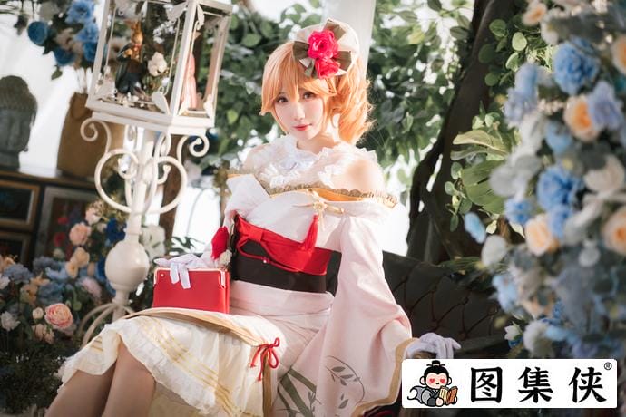 可爱瓜希酱cos作品碧蓝航线圣路易斯 探寻中国版的仁科百华！