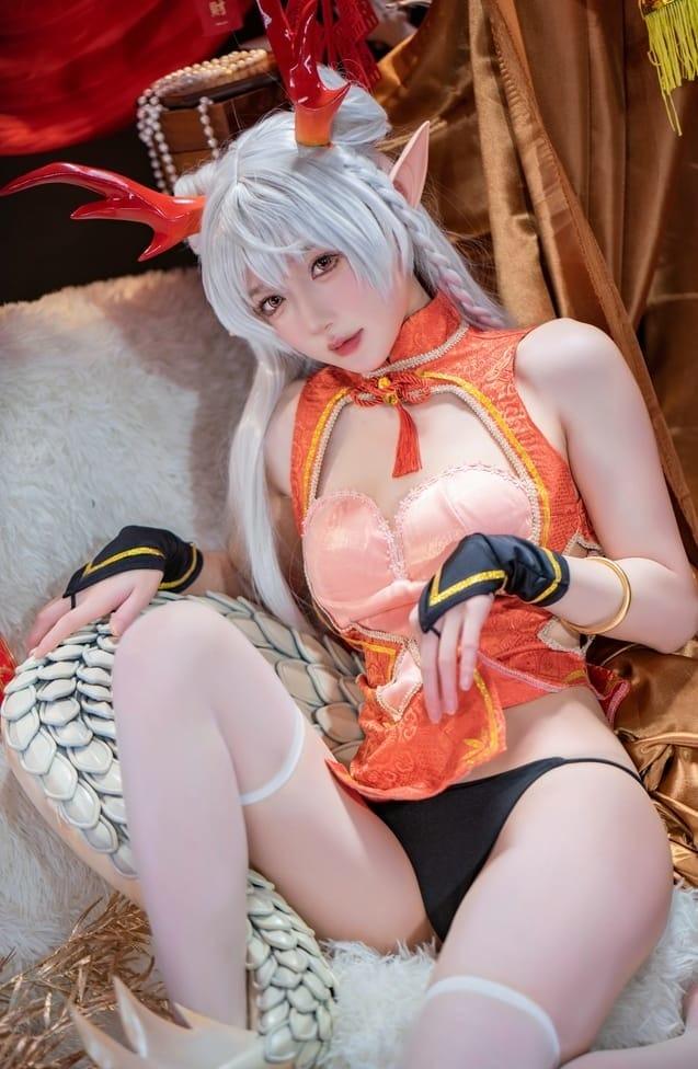 阿包也是兔娘 – NO.084 新春贺图 龙妹[45P1V-1.24G]