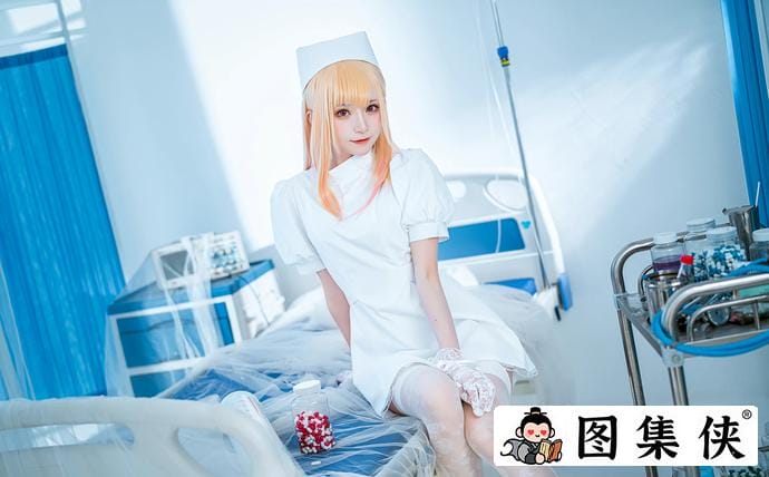 治愈系的诱惑！Kitaro_绮太郎喜多川海梦的黑白护士，快乐加倍！