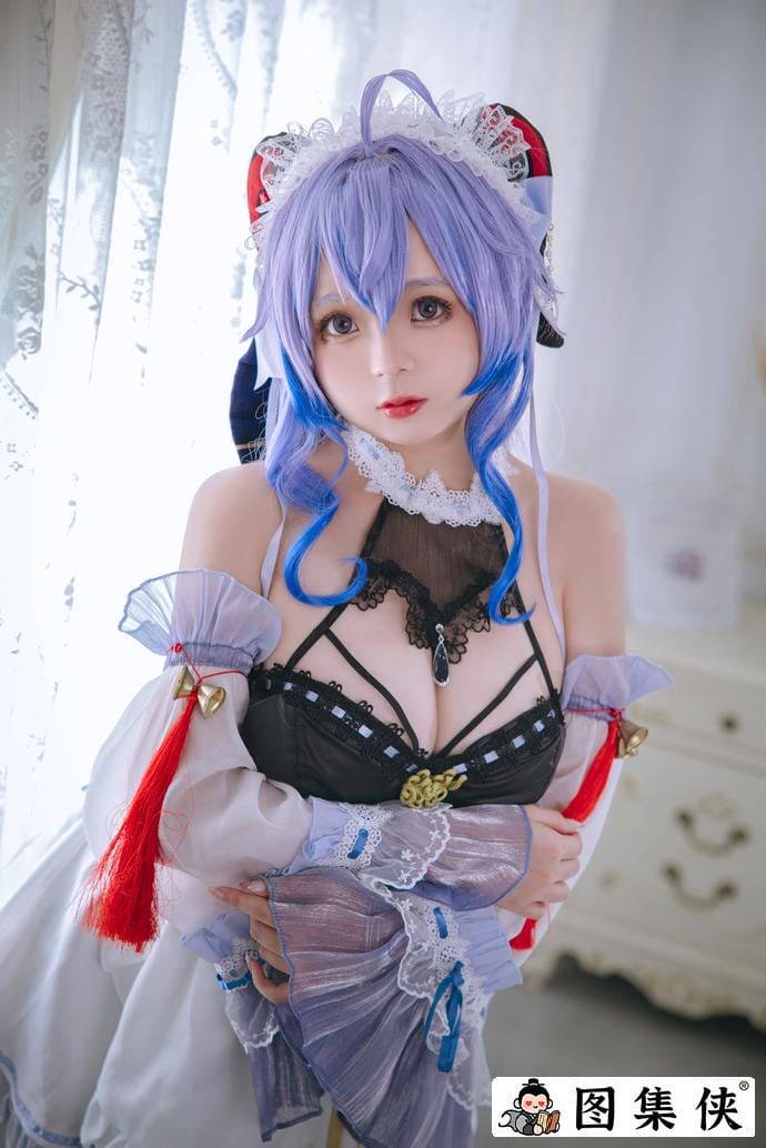 日奈娇奶牛版甘雨女仆 优雅与俏皮的双重魅力!-5 日奈娇奶牛版甘雨女仆 优雅与俏皮的双重魅力!