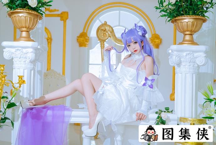 日奈娇奶牛版甘雨女仆 优雅与俏皮的双重魅力!-1 日奈娇奶牛版甘雨女仆 优雅与俏皮的双重魅力!