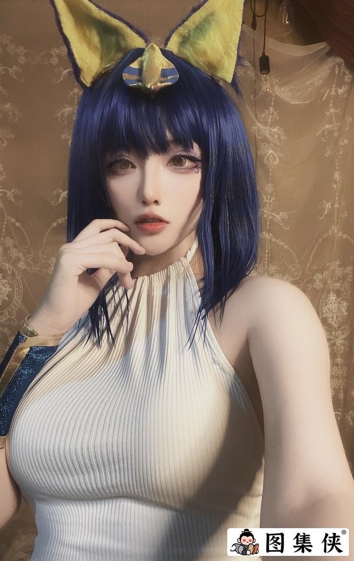 异域风情！起司块wii埃及猫神cos作品，猫女神气场满分！