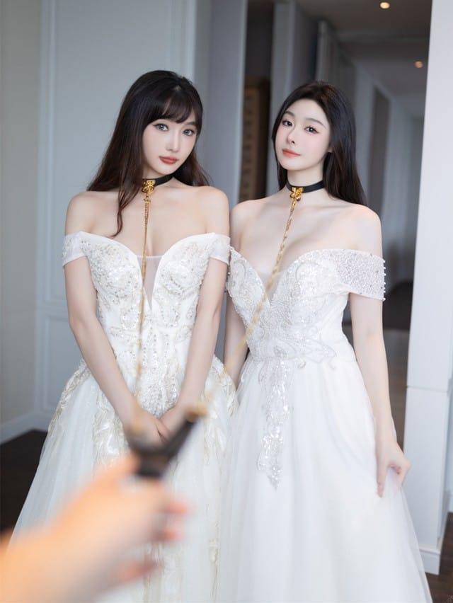 是小逗逗&#038;陆萱萱 – 双人婚纱 [100P-1.13GB]