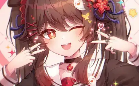 原神胡桃流口水翻白眼咬铁球图片有视频吗，是谁做的