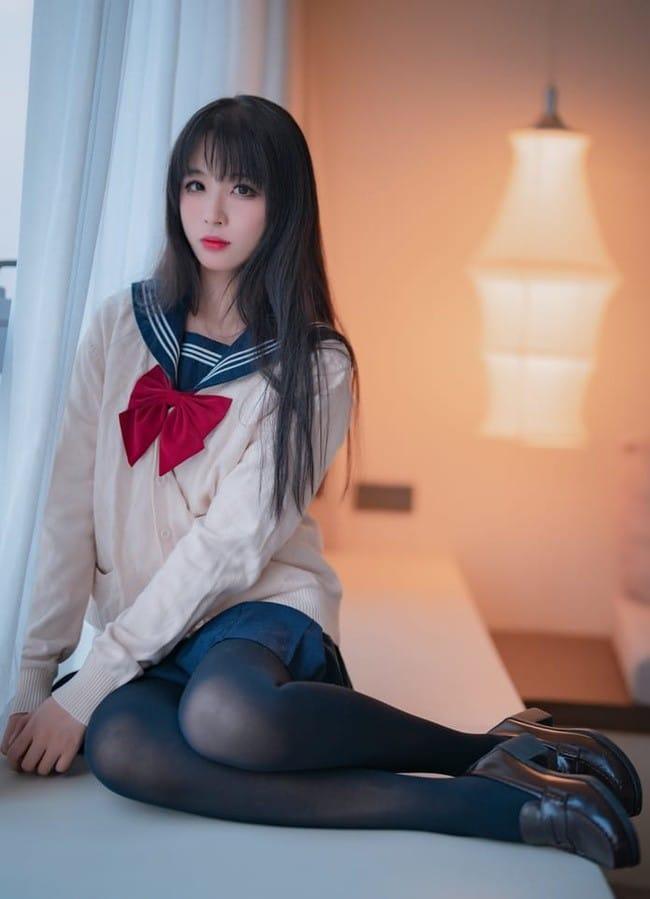 轩萧学姐 – NO.043 JK厚裤袜 [44P-167M]