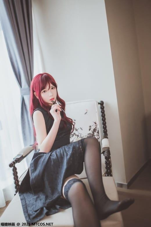 [喵糖映画]VOL.385 黑色旗袍 [20P/190MB]