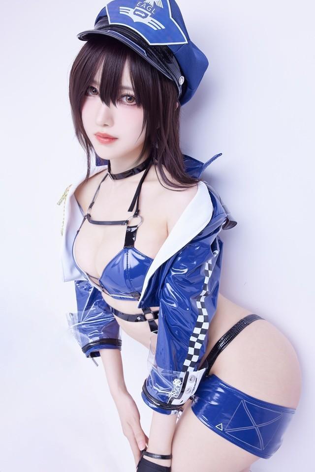 Shika小鹿鹿 – NO.130 碧蓝航线-巴尔的摩赛车服[9P-48MB]