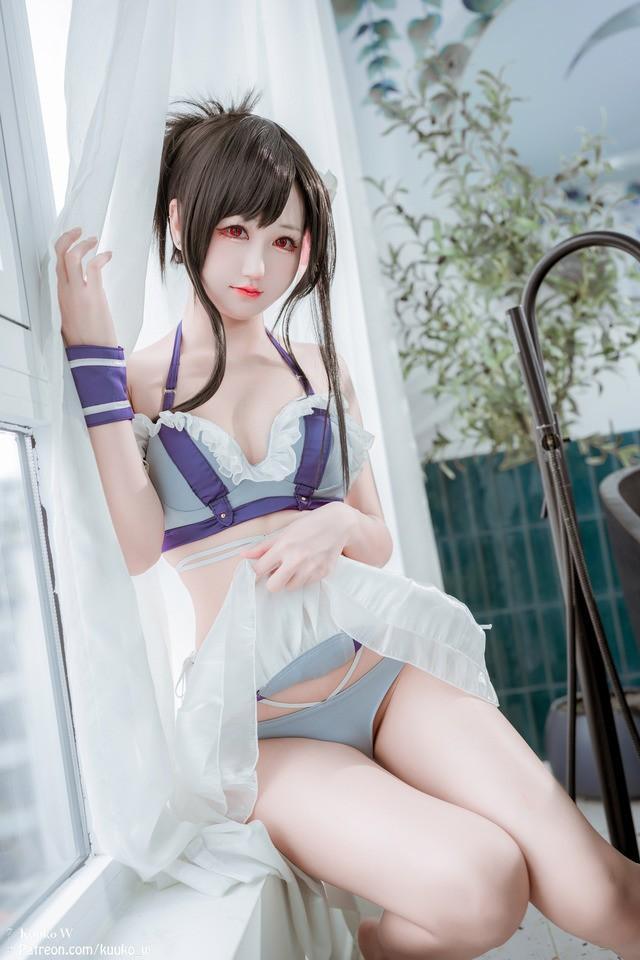 Kuuko W – Tifa Swimsuit[33P-172.9M]