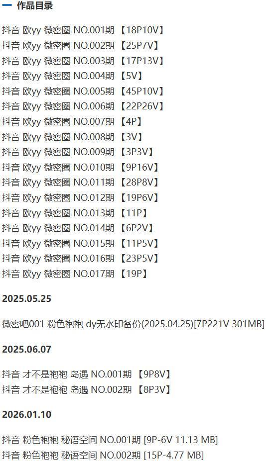 粉色袍袍(欧袍yy) – 微密圈写真&amp;视频合集【持续更新中】
