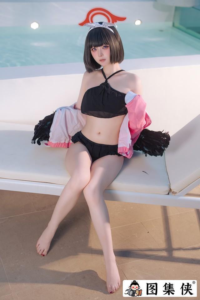 屿鱼 – NO.091 蔚蓝档案 静山真白泳装[30P-219MB]