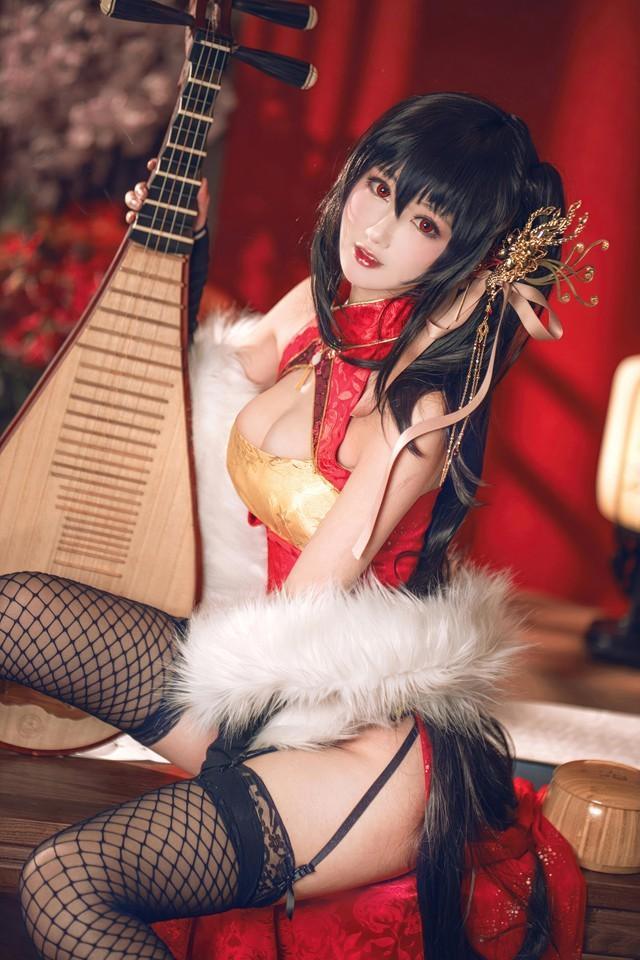羽生三未 – NO.30 碧蓝航线 大凤旗袍[21P-215MB]