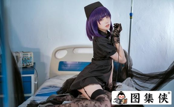 治愈系的诱惑！Kitaro_绮太郎喜多川海梦的黑白护士，快乐加倍！