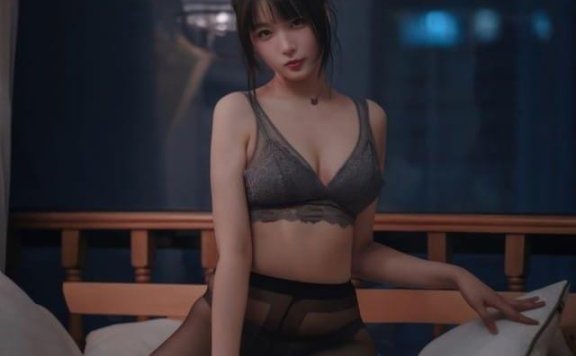 轩萧学姐 – NO.048 2023.4月舰长 灰色蕾丝[50P-320M]